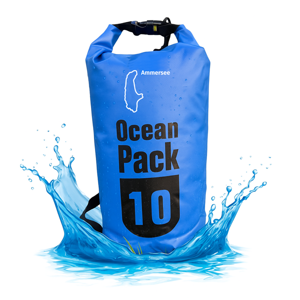 Ammersee - Rucksack wasserdicht für den Wassersport - Urlaub must haves